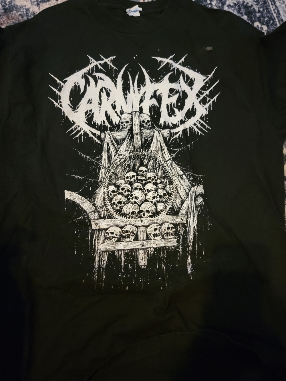 Carnifex 2014 Die Without Hope XL deathcore Black Metal Band Thirt Tee